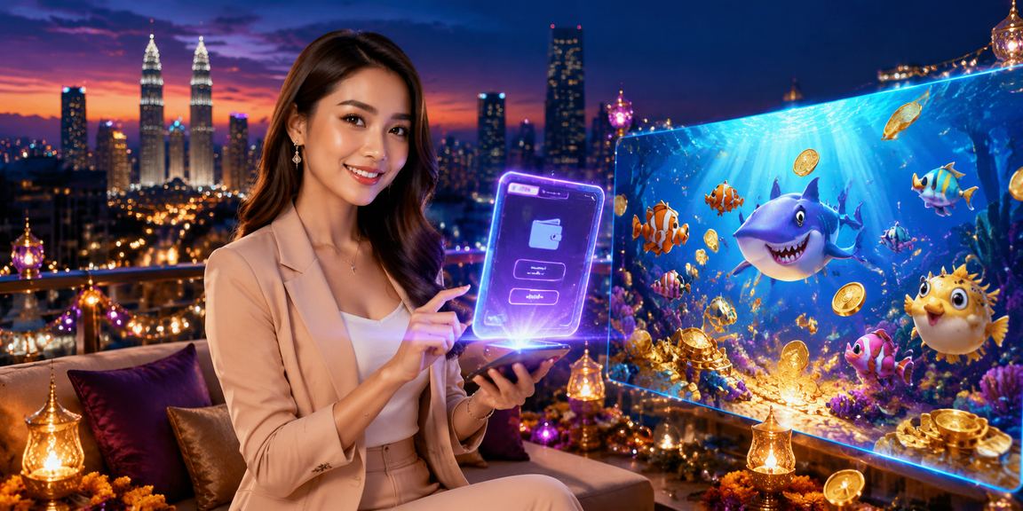 Pemain Malaysia menikmati permainan memancing dalam talian menggunakan baki bonus ntv7
